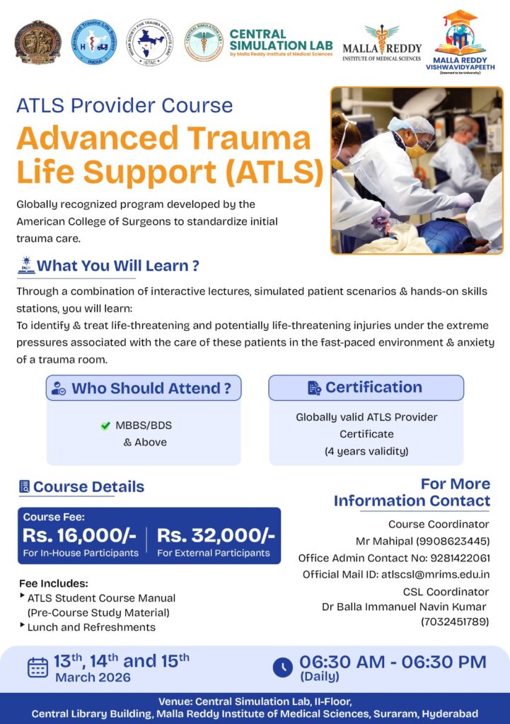 ATLS Provider Course Brochure of MRIMS (Updated)